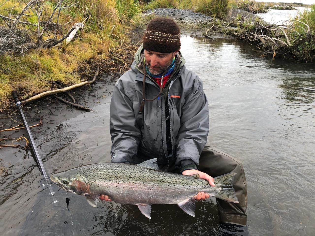 José Marti spey guiding on the Sandy River in Alaska